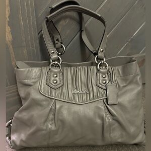 Large Gray Coach Purse
